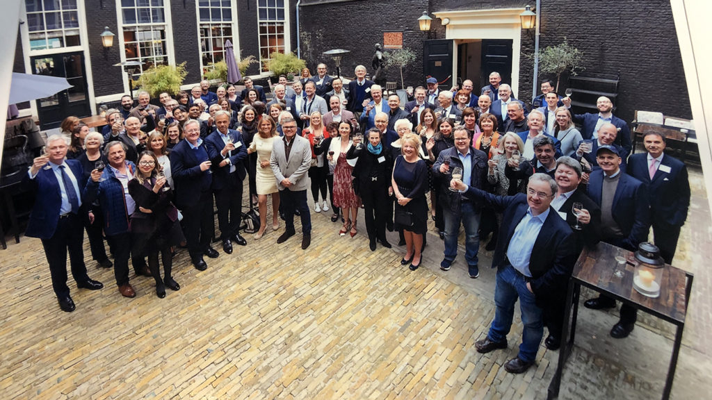 Legalink group in Amsterdam standing together