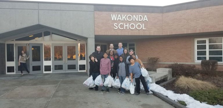 Dvorak Law Group Donates to Wakonda Elementary School