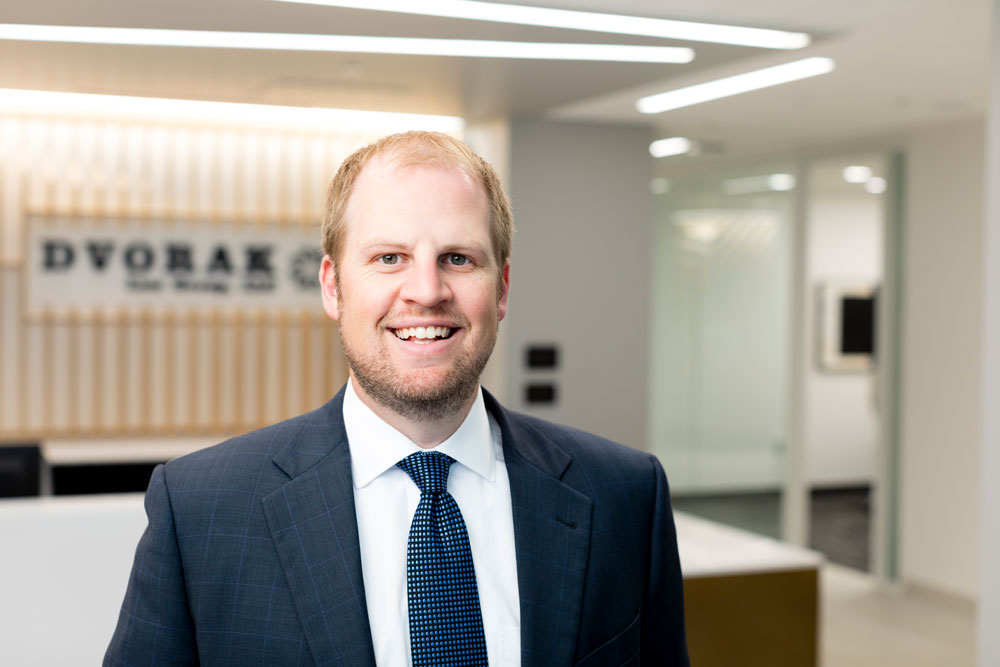 Ryan Kunhart, partner with Dvorak Law Group.
